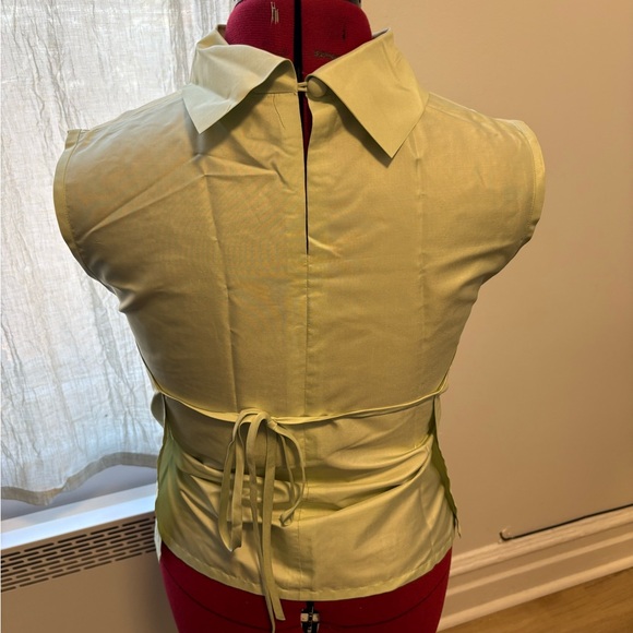 Thai Silk Green Wrap Top, Size S, very good condition - Picture 2 of 9